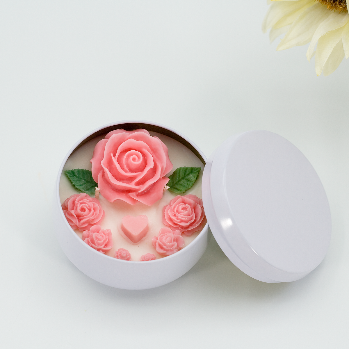 Rose Candle Mold Flower Silicone Mold Valentine's Day Gift idea