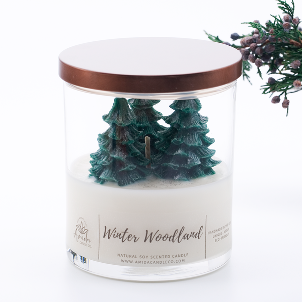 Christmas Tree Candle with Gift Box