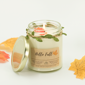 fall candle, soy candle